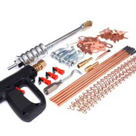 Set profesional pentru reparat îndoiturile caroseriei auto, 86 piese, pentru spotter, KraftDele KD10665 - Img 3