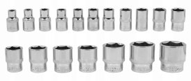 Set tubulare 1/2 cu clichet 72 dinți, 19 piese, oțel CR-V, 8-32 mm, MaxRom pentru service și lucrări mecanice - Img 6