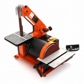 Șlefuitor de banc cu bandă și disc KraftDele KD1731, 550W, pentru lemn, materiale lemnoase și plastic - Img 1