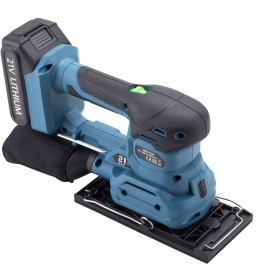 Șlefuitor excentric 3 în 1 cu acumulator 21V 3Ah KraftDele WDS2526, pentru șlefuire și lustruire lemn, metal, tencuială - Img 12