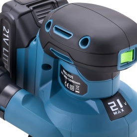 Șlefuitor excentric cu acumulator 21V 3Ah KraftDele WDS2525, disc 125 mm, cu încărcător și reglaj de viteză - Img 10
