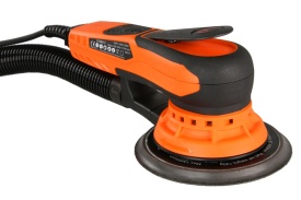 Șlefuitor excentric electric 150 mm Mar-Pol B90210, 350W, reglaj 4000-10000 rpm, conectare aspirare praf - Img 3