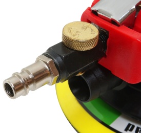 Șlefuitor orbital pneumatic 150 mm, cursă 2,5 mm, reglaj turație, pentru metal și lemn, MaxRom V81403 - Img 5
