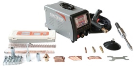 Spotter pentru tinichigerie auto KraftDele KD5992, aparat de sudură în puncte 4200 A cu cărucior și accesorii pentru repararea îndoiturilor - Img 5
