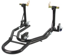 Stand moto față + spate Mar-Pol M80171, tip COMBO cu roți pivotante și blocare, pentru lucrări de service și întreținere - Img 3