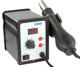 Stație cu aer cald Hot-Air 700W Mar-Pol M55950 pentru lipire, reparații service și prelucrare plastic, 100-500°C - Img 4