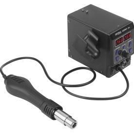 Stație de lipire și sudură plastic cu aer cald KraftDele KD3464, reglaj temperatură și debit, afișaj LED, set accesorii - Img 6