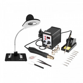 Statie de lipit cu aer cald 3 in 1 60+650 W 480C S-LS-4 Stamos 10020997 - Img 1