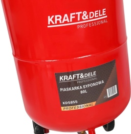 Statie de sablare profesionala cu nisip mobila 80L 400–700 l/min KD5855 - Img 7