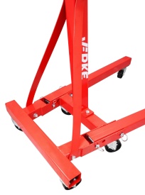 Suport mobil pentru montaj motor și cutie de viteze 900 kg MaxRom, cu cap rotativ 360° și 5 roți metalice pivotante - Img 8