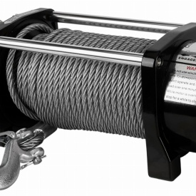 Troliu electric auto 12V KraftDele KD1564, 9500 lbs / 4300 kg, cu cablu de oțel, telecomandă fir și wireless, husă inclusă - Img 3