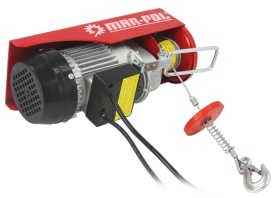 Troliu electric cu cablu Mar-Pol YT-125/250, 230V, 125/250 kg, cablu 12 m, motor 500 W - Img 2