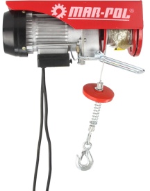 Troliu electric cu cablu Mar-Pol YT-150/300, 230V, 150/300 kg, 550W, pentru garaj, atelier și șantier - Img 2