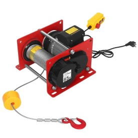 Troliu electric de construcții KraftDele KD1649, 30 m, capacitate ridicare 500/999 kg, motor 1,9 kW, 230V