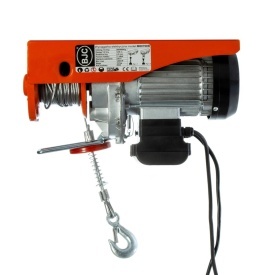 Troliu electric Mar-Pol YT-300/600 230V, 1200W, ridicare 300/600 kg, cu zbloc, pentru garaj, atelier și șantier - Img 6