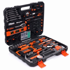 Trusă de scule KraftDele 168 piese KD10837 cu valiză de transport, chei, biți, șurubelnițe și accesorii complete - Img 5