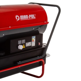 Tun de căldură pe motorină 40kW MAR-POL M80935 – evacuare gaze (horn), termostat digital, rezervor 56L, debit aer 600 m³/h - Img 11