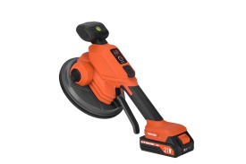 Ventuză vibratorie cu acumulator KraftDele KD11967, 190 mm, 21V, forță de adsorbție 80 kg, cu 2 acumulatori și valiză