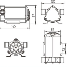💦 Pompă de Transfer Lichide – 90W, 35L/min, 230V | Model XM79903 - Img 10