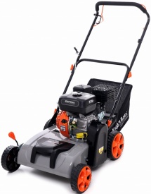 Aerator și scarificator pe benzină 3 în 1 KraftDele KD5191, 4,8 kW, 6,5 CP, lățime de lucru 380 mm, coș 40 L