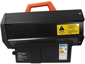Aerotermă pe gaz LPG 25 kW cu termostat automat, furtun și reductor KraftDele KD11731 pentru ateliere, garaje și hale - Img 9