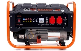 Agregat de curent monofazat KraftDele KD160, 3500W, 230V/12V, pornire manuală, rezervor 15L - Img 9