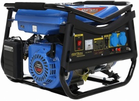 Agregat de curent monofazat pe benzină KraftDele KD141, 3000W, 230V/12V, motor 4 timpi OHV, pentru casă, șantier și camping - Img 6