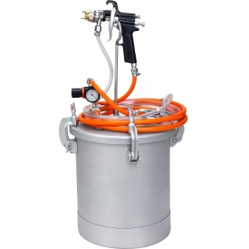 Agregat de vopsire pneumatic 10L KraftDele KD5793 cu pistol de pulverizare 2,0 mm și regulator de presiune - Img 8