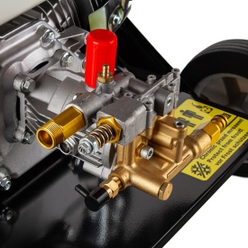 Aparat de spălat cu presiune pe benzină 7CP MAR-POL M82486 – pompă alamă, 260 bar, motor OHV 210cc, set 5 duze - Img 6