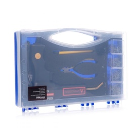 Aparat de sudat plastic universală 50W 230V 200 capete de sudura 864 – Kraft&Dele