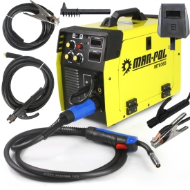 Aparat de sudură inverter Mar-Pol M79365 MIG/MAG, MMA și TIG Lift, 230 V, cu răcire activă și afișaj dublu