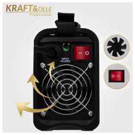 Aparat de sudură invertor KraftDele KD1783, 330A, MMA și TIG LIFT, cu VRD, compact și ușor pentru lucrări de sudură - Img 11