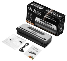 Aparat de vidat și sigilat pungi alimentare KraftDele KD4230, 150 W, bară 32 cm, presiune -80 kPa - Img 12