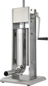 Aparat manual de umplut cârnați KraftDele KD4132, capacitate 5 kg, 4 pâlnii, inox, pentru preparate de casă și mezeluri - Img 4