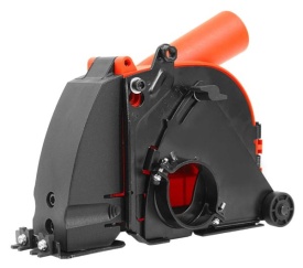 Apărătoare antipraf pentru șanțuire MaxRom 125 mm, pentru polizor unghiular, cu reglaj adâncime și conectare la aspirare - Img 10