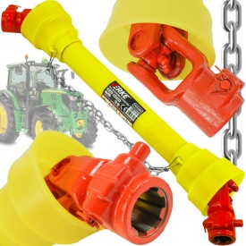 Arbore cardanic PTO telescopic cu articulație 75-95 cm, profil lămâie, 210 Nm, pentru tractor și utilaje agricole MaxRom V65000 - Img 5