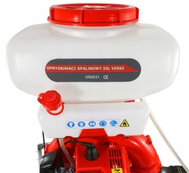 Atomizor și pulverizator pe benzină tip rucsac 20L Verke Garden V90031, funcție suflare, rază de lucru 12 m, 2,9 CP - Img 5
