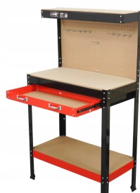 BANCA DE LUCRU CU CÂRLIGE 80x40x140 cm V83271 – Kraft&Dele