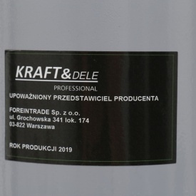 Butelie goală CO2 8L KraftDele KD1830 pentru sudură MIG MAG, cu protecție pentru robinet și presiune maximă 250 bar - Img 8