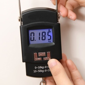 Cântar digital cu cârlig VERKE 50 kg, afișaj LCD iluminat, precizie ridicată pentru bagaje, pachete și uz gospodăresc - Img 7