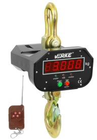 Cântar electronic cu cârlig VERKE 3000 kg, cu telecomandă și afișaj LCD iluminat - Img 5