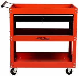 Cărucior atelier KraftDele KD366 – 4 sertare, roți cu frână, mobil, organizare scule, construcție metalică - Img 5