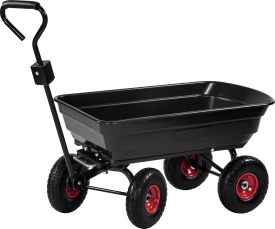 Cărucior de grădină și transport KraftDele KD3127, 75 L, sarcină maximă 300 kg, cu funcție de basculare