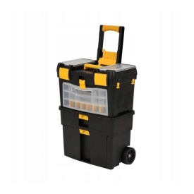 Cărucior de scule cu 3 compartimente și organizer KraftDele KD1075, mobil pentru atelier, garaj și intervenții rapide - Img 1