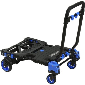 Cărucior transport pliabil 2 în 1 KraftDele KD3094, platformă magazie și transport marfă, capacitate maximă 150 kg - Img 2