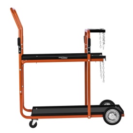 Cărucior universal pentru sudură KraftDele KD372, suport aparat de sudură și butelie, capacitate 70 kg - Img 11