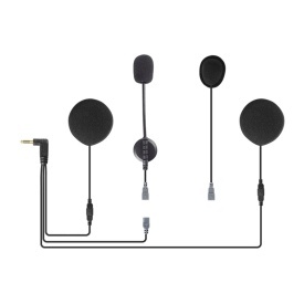 Cască pentru motocicletă cu mufă de 3,5 mm pentru interfonul Q7 EJEAS HIFI-M2 - Img 5