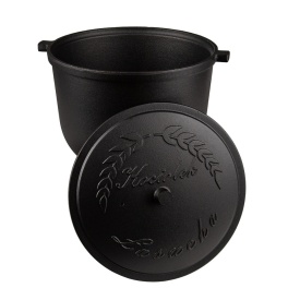 Ceaun pirostrii din fontă 10L, pentru gătit tradițional – XM90033 - Img 7