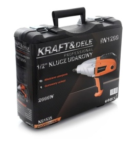 Cheie de impact electrică KraftDele KD1535, 2000W, 800 Nm, LCD și reglaj cuplu, cu 4 tubulare 1/2" - Img 12