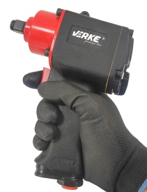 Cheie pneumatică de impact 1/2" 680 Nm scurtă Verke Premium Line, cu mecanism Twin Hammer și reglaj sens/cuplu - Img 6